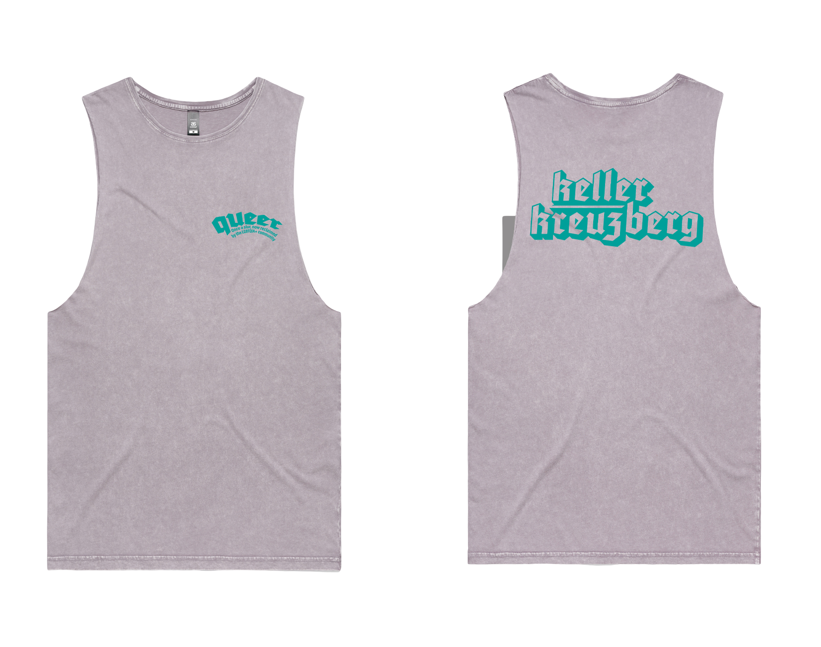 KK Tank "Queer 2.0" Orchid Stone/Emerald Green