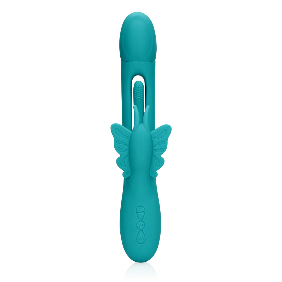 Flapping G-Spot Butterfly Vibrator Peacock Blue