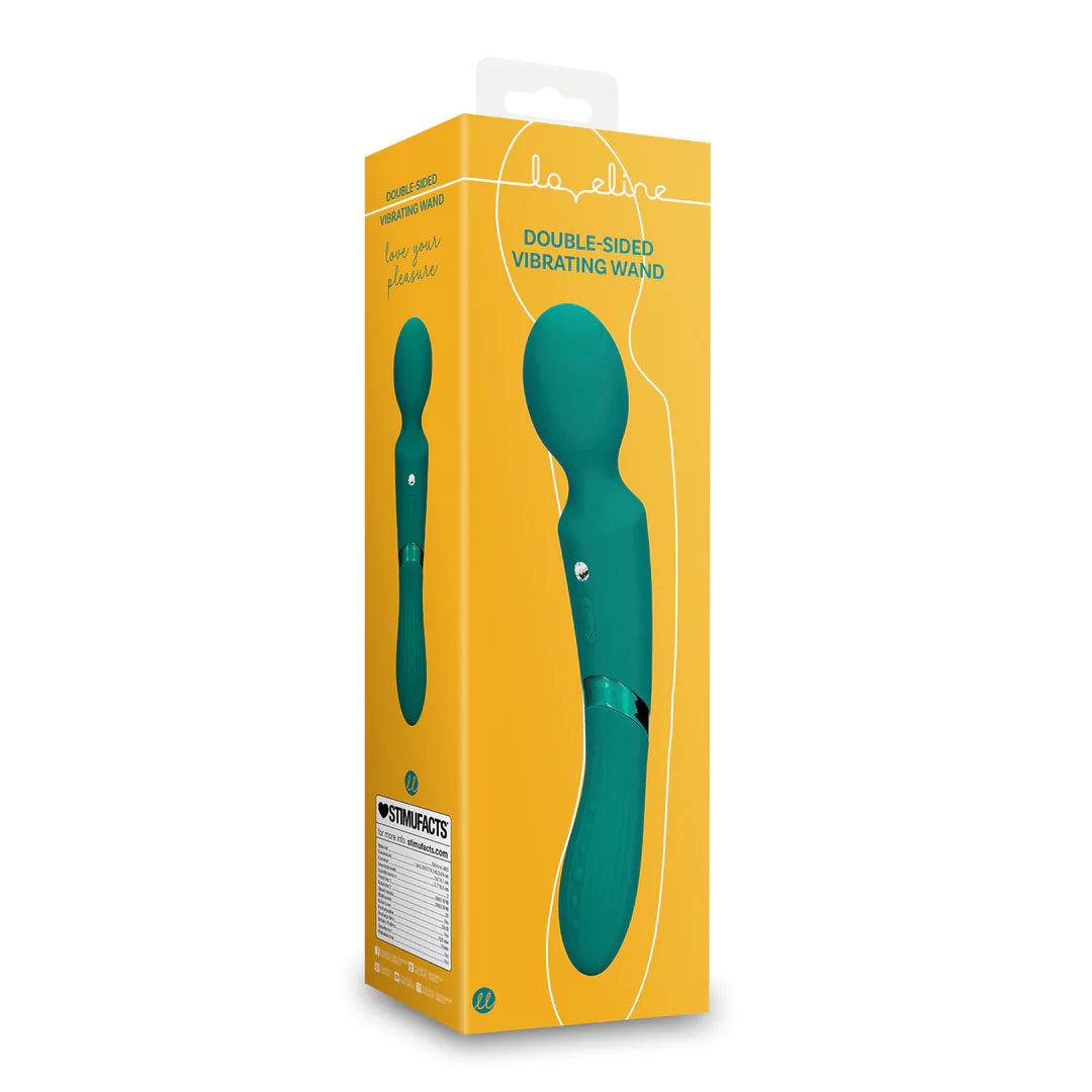 Double-Sided Vibrating Wand Green Gable