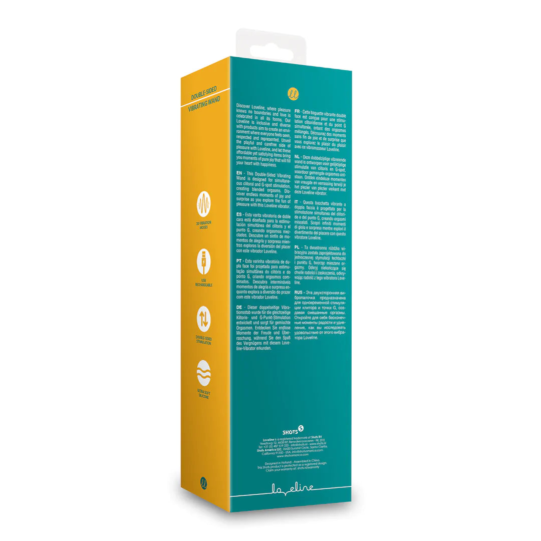 Double-Sided Vibrating Wand Green Gable