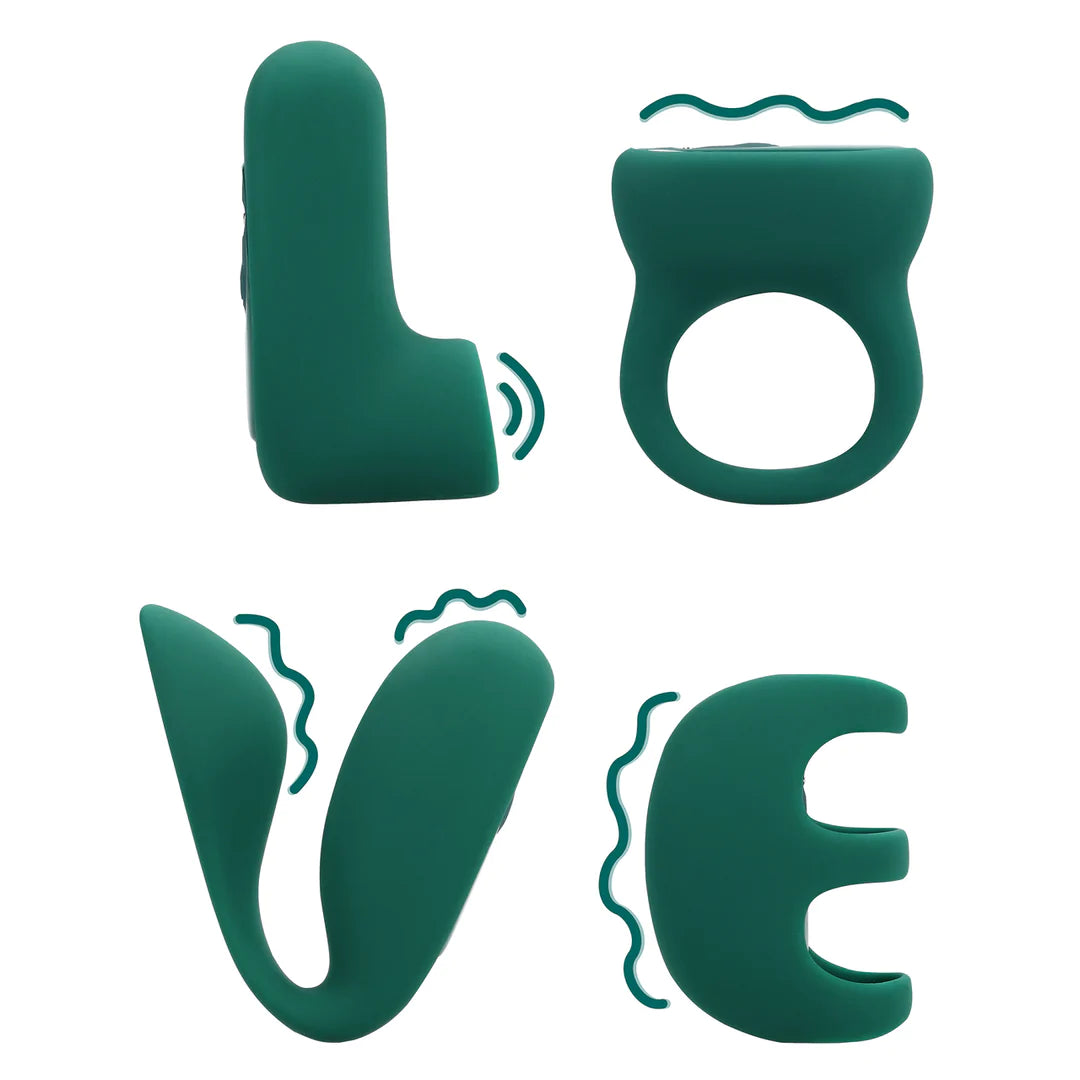 LOVE' (S)explore Set Green Crystal