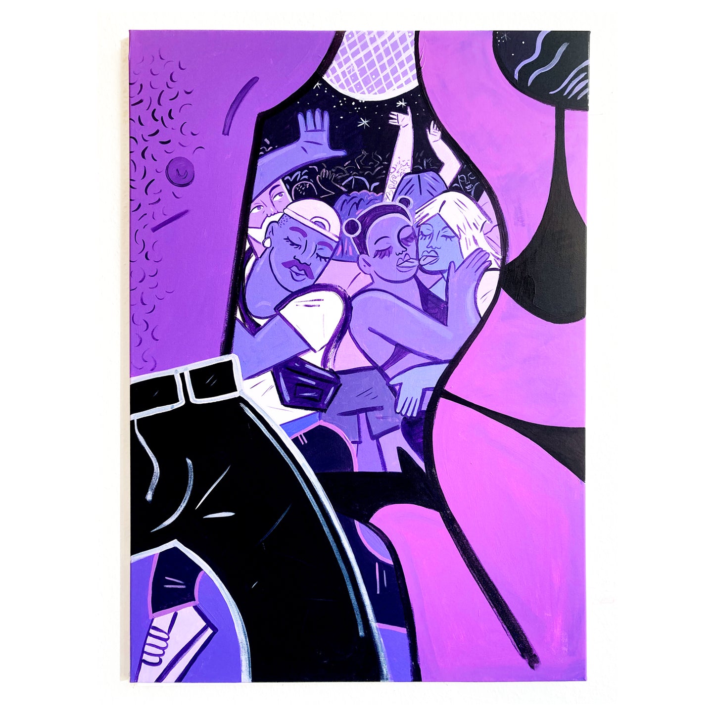 Rory Midhani - Lavendar Dancefloor A4 Print