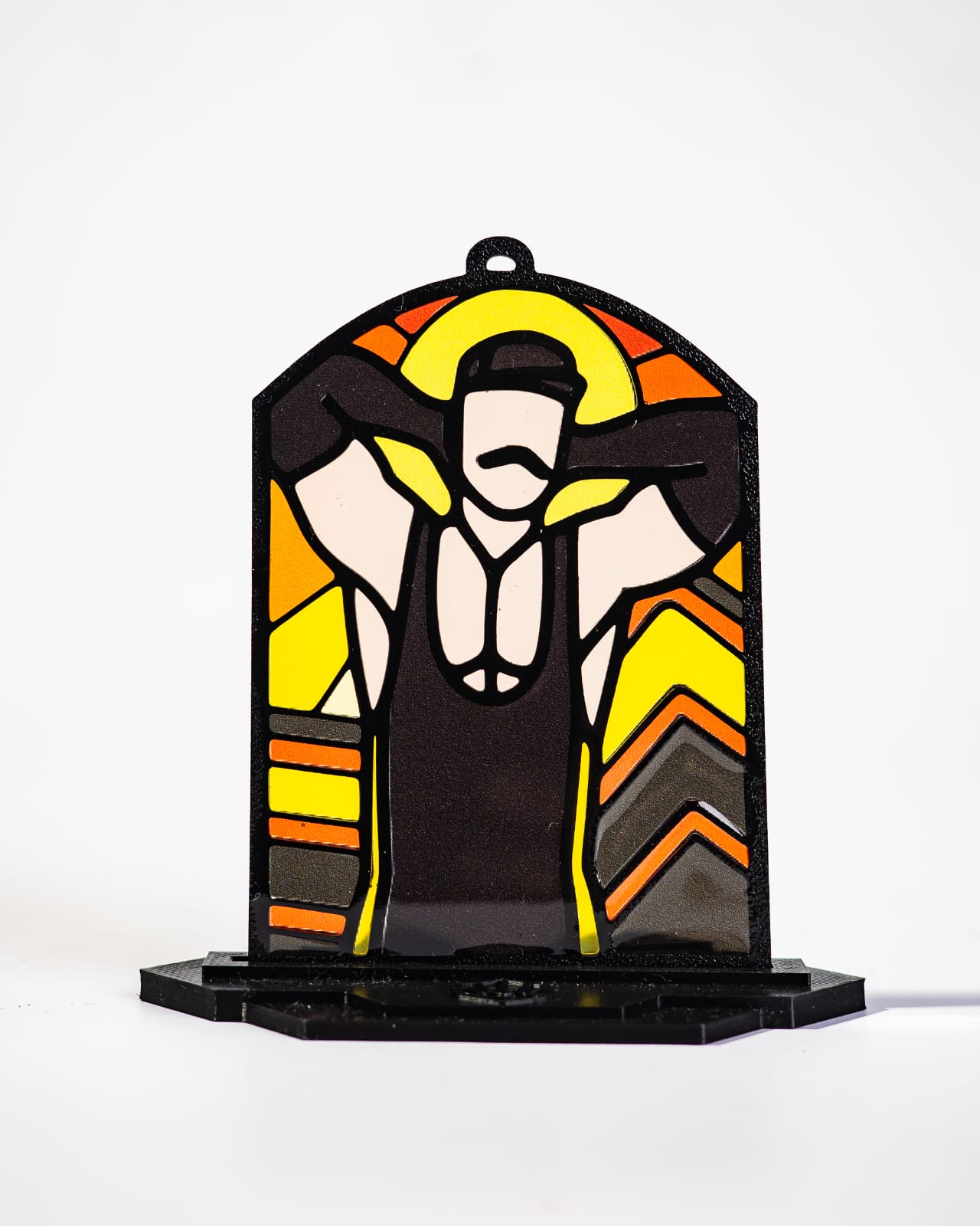 Rubber Ready Kinky Stained Glass Style Resin Art