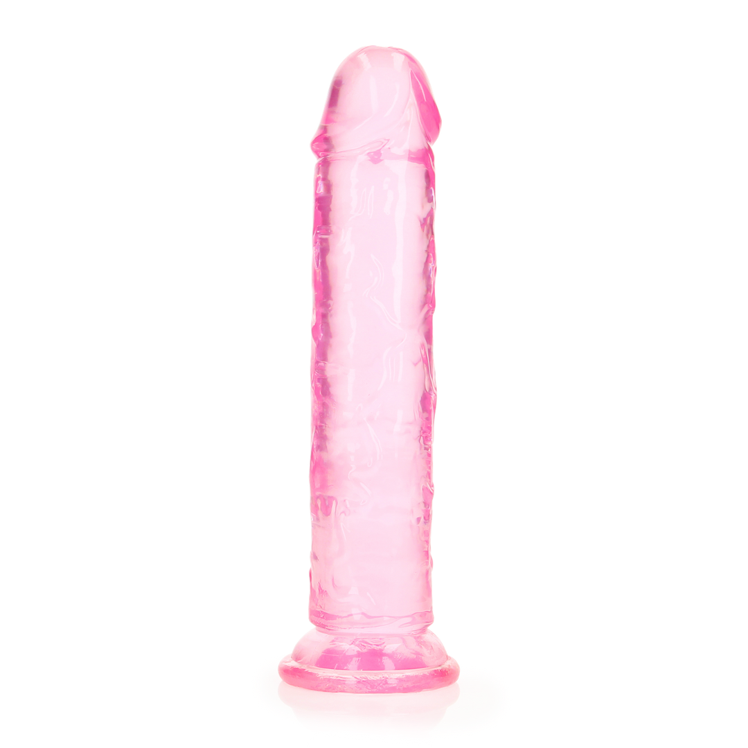 Crystal Clear Straight Realistic Dildo with Suction Cup (Color & Size Mix)