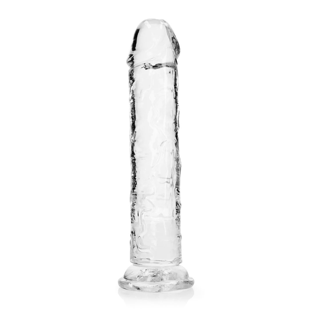 Crystal Clear Straight Realistic Dildo with Suction Cup (Color & Size Mix)