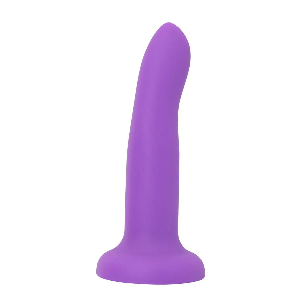Stylish Harness Dildo Purple M/17 cm