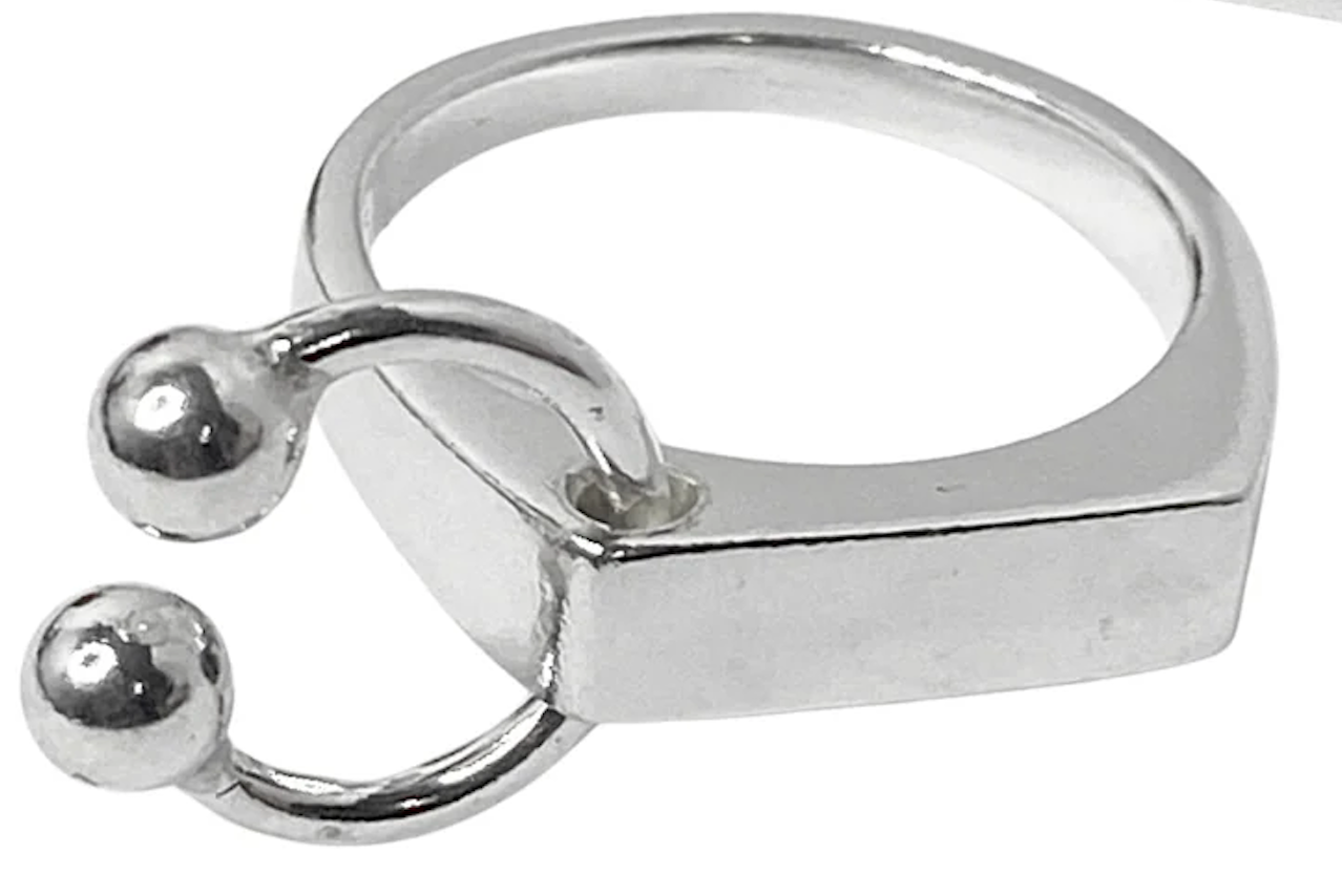 'Zero' Sterling Silver Ring - Kick In The Eye