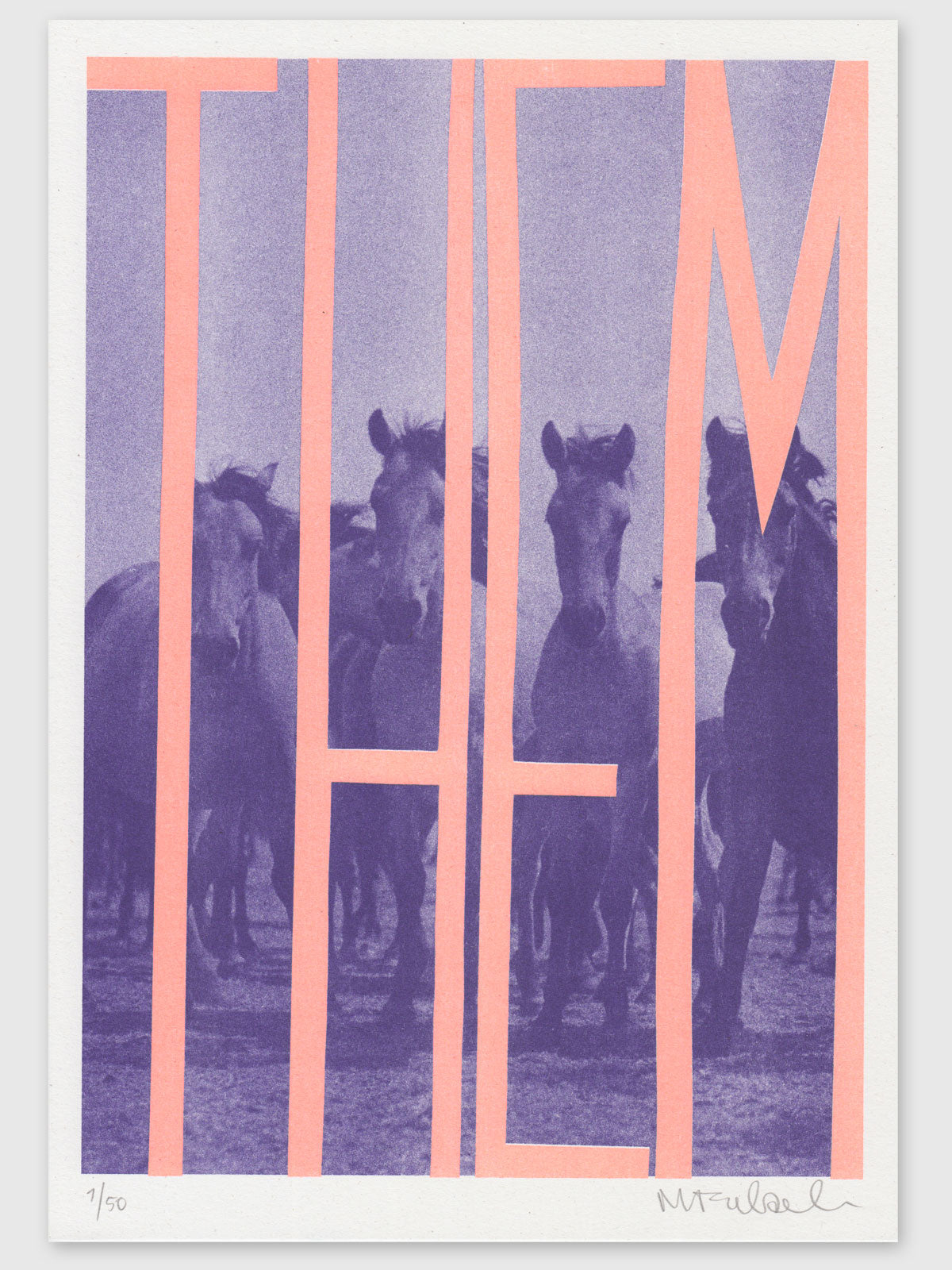 Them - Riso Print by Stef Mosebach