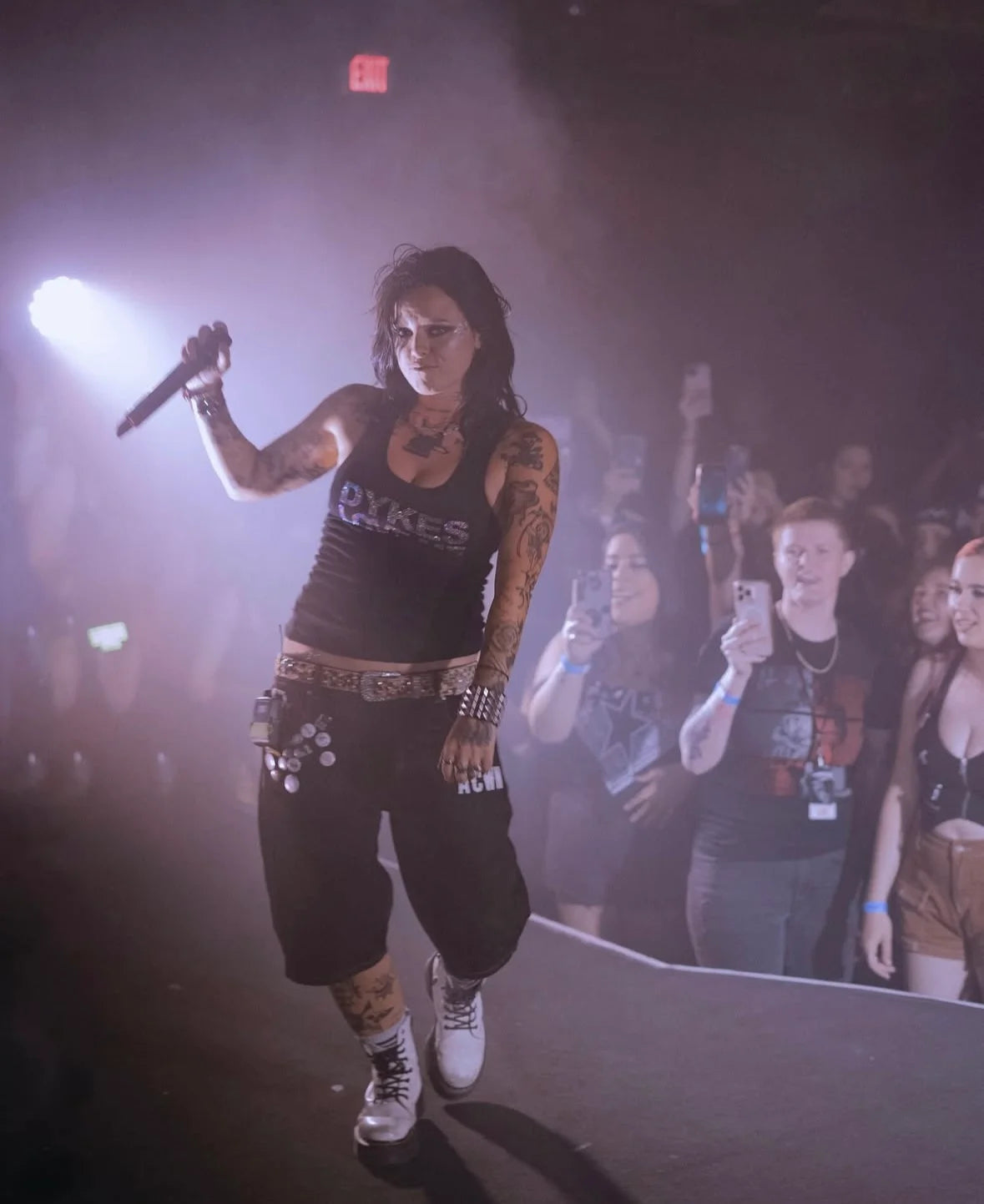 Dykes Love Me Y2K Rhinestone