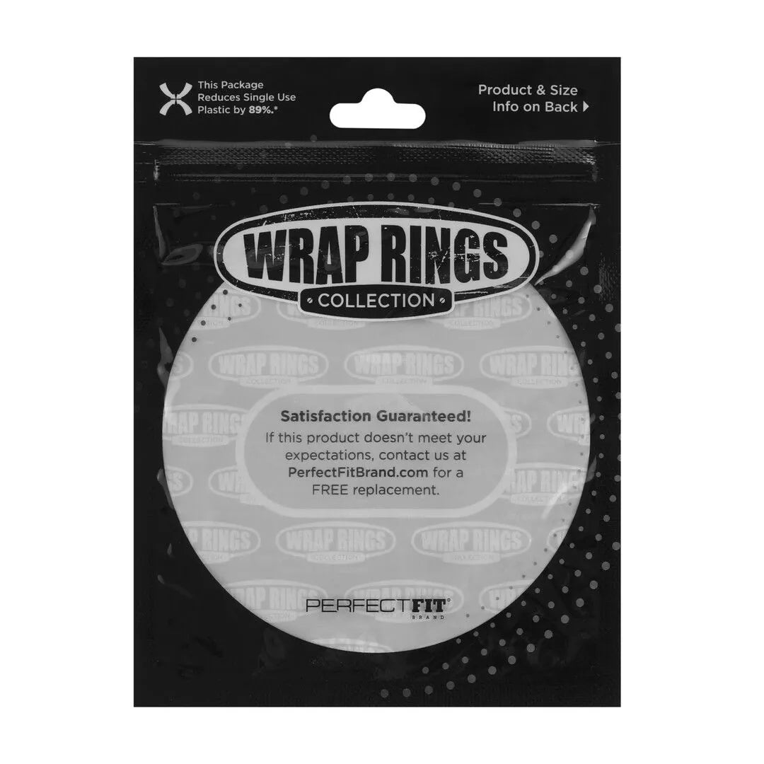 Silicone Cockring "Hefty Wrap Ring" 9"/22.9 cm Black