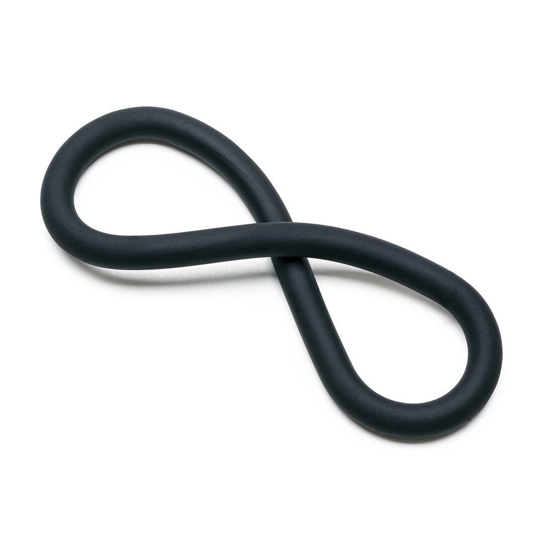 Silicone Cockring "Hefty Wrap Ring" 12"/30.5 cm Black