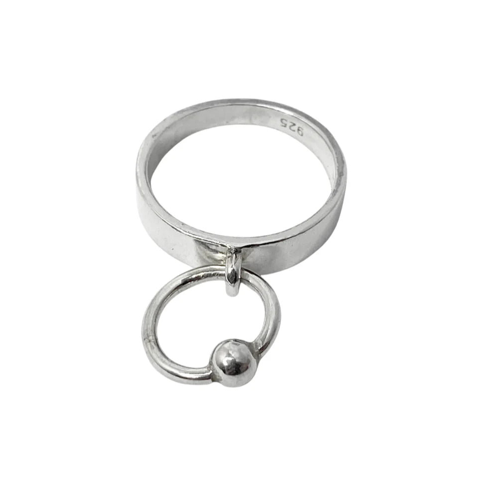 'Slave To Love' Sterling Silver Ring - Kick In The Eye