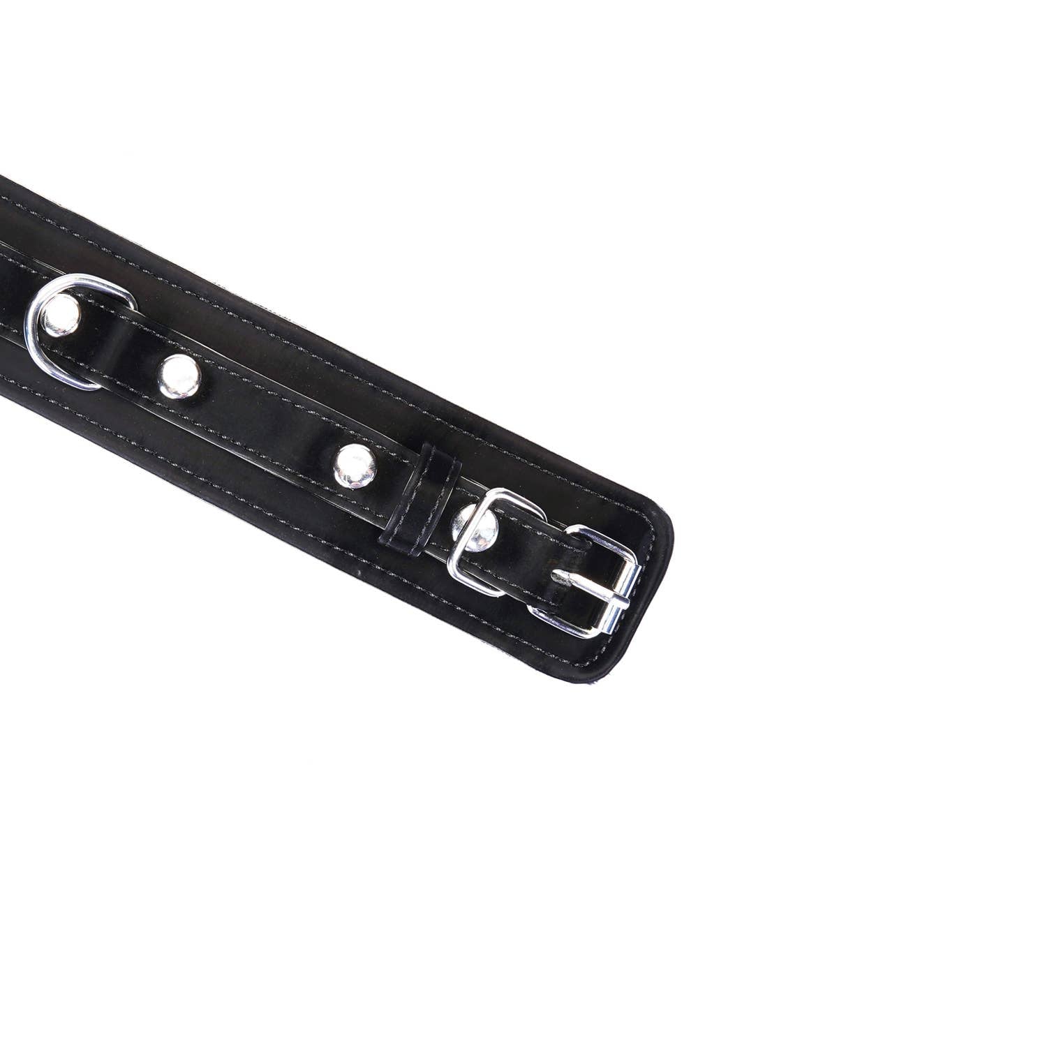 Metallic Shade Vegan Collar with Leash