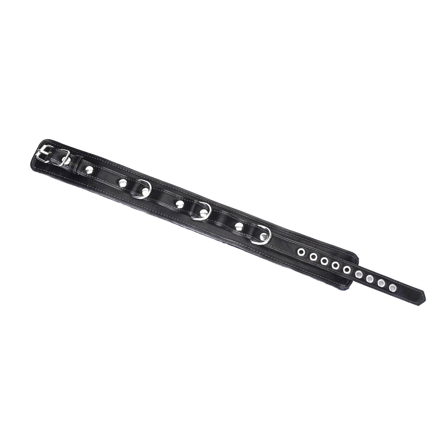 Metallic Shade Vegan Collar with Leash