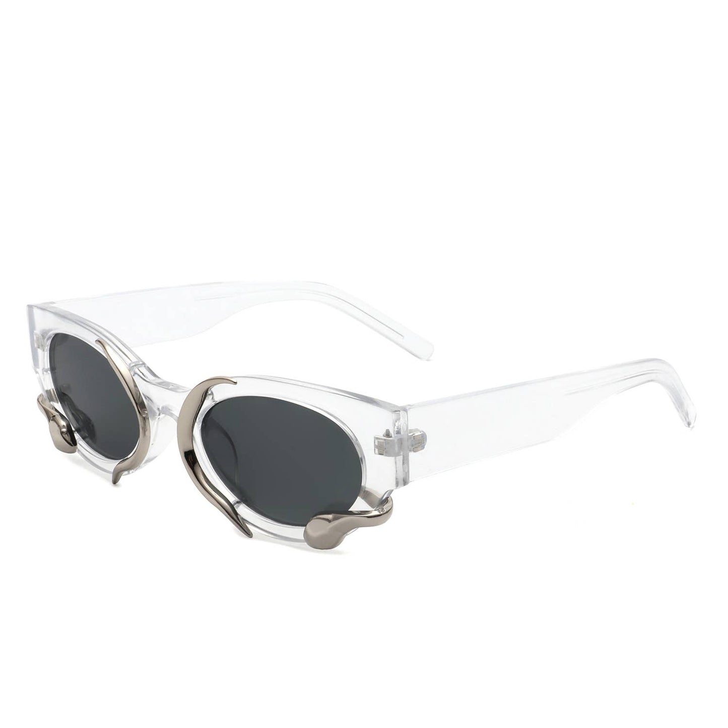 Molten metal Cat Eye Sunglasses