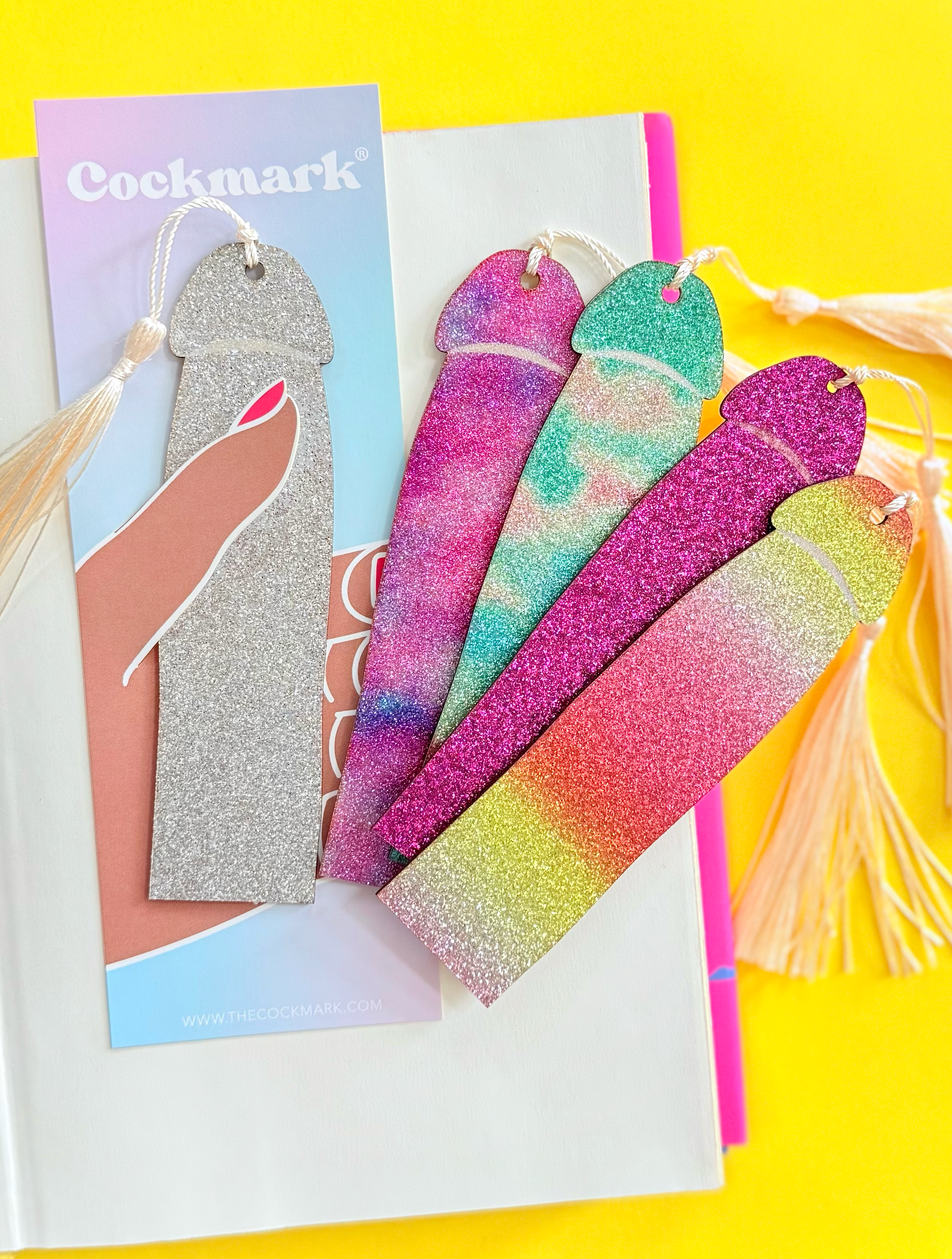 Glitter Cockmark: Creamsicle