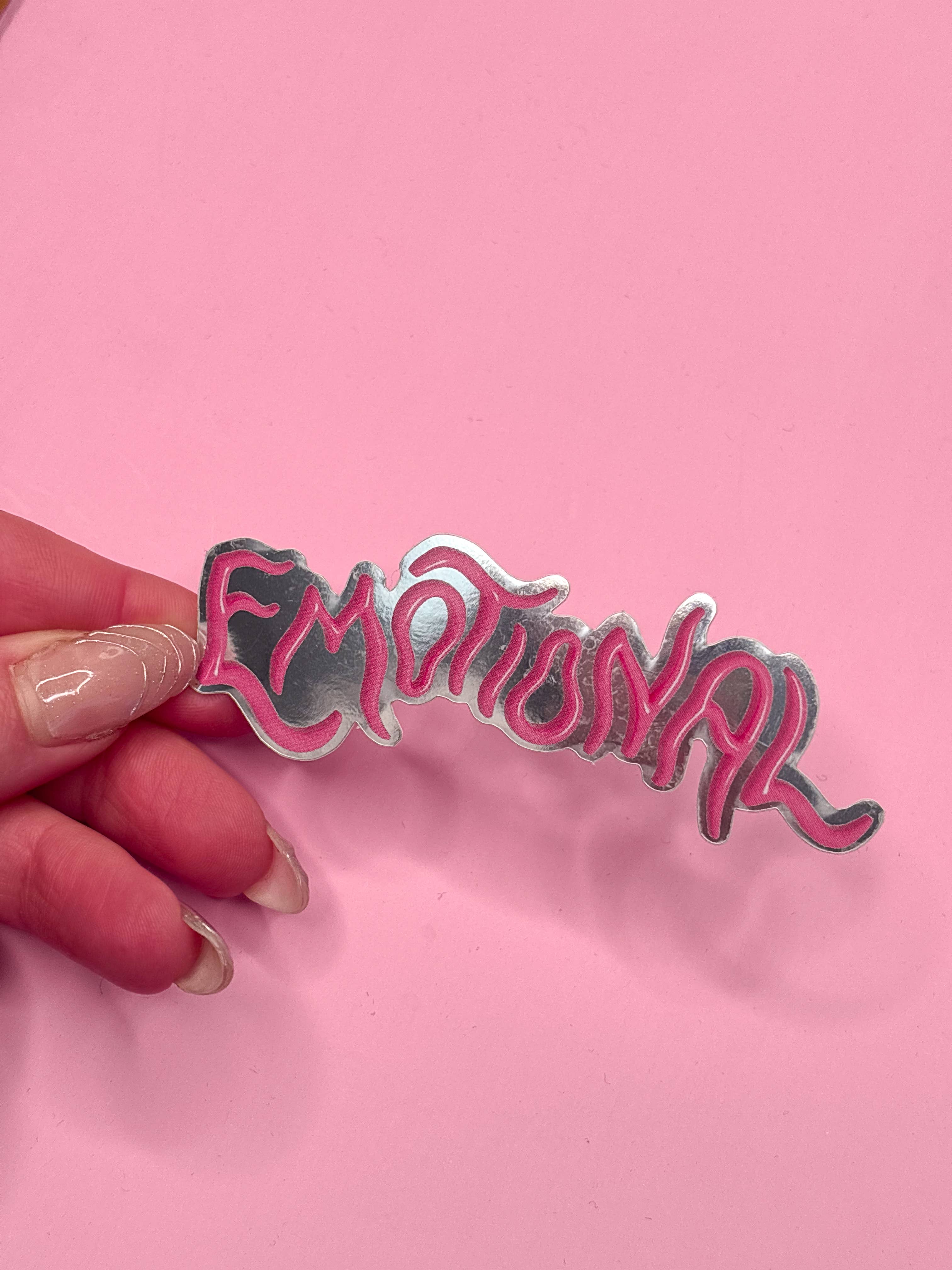 Emotional vinyl sticker