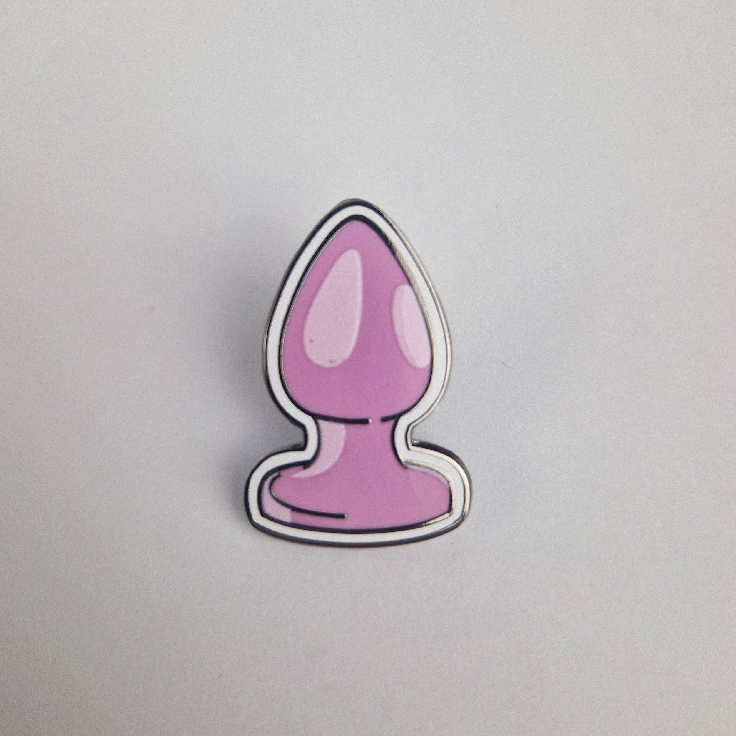 Butt Plug Pin Badge