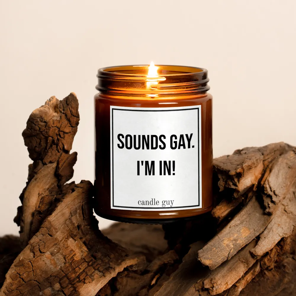 Candle Guy "Sounds gay. I'm in!" - Sea Salt & Orchid