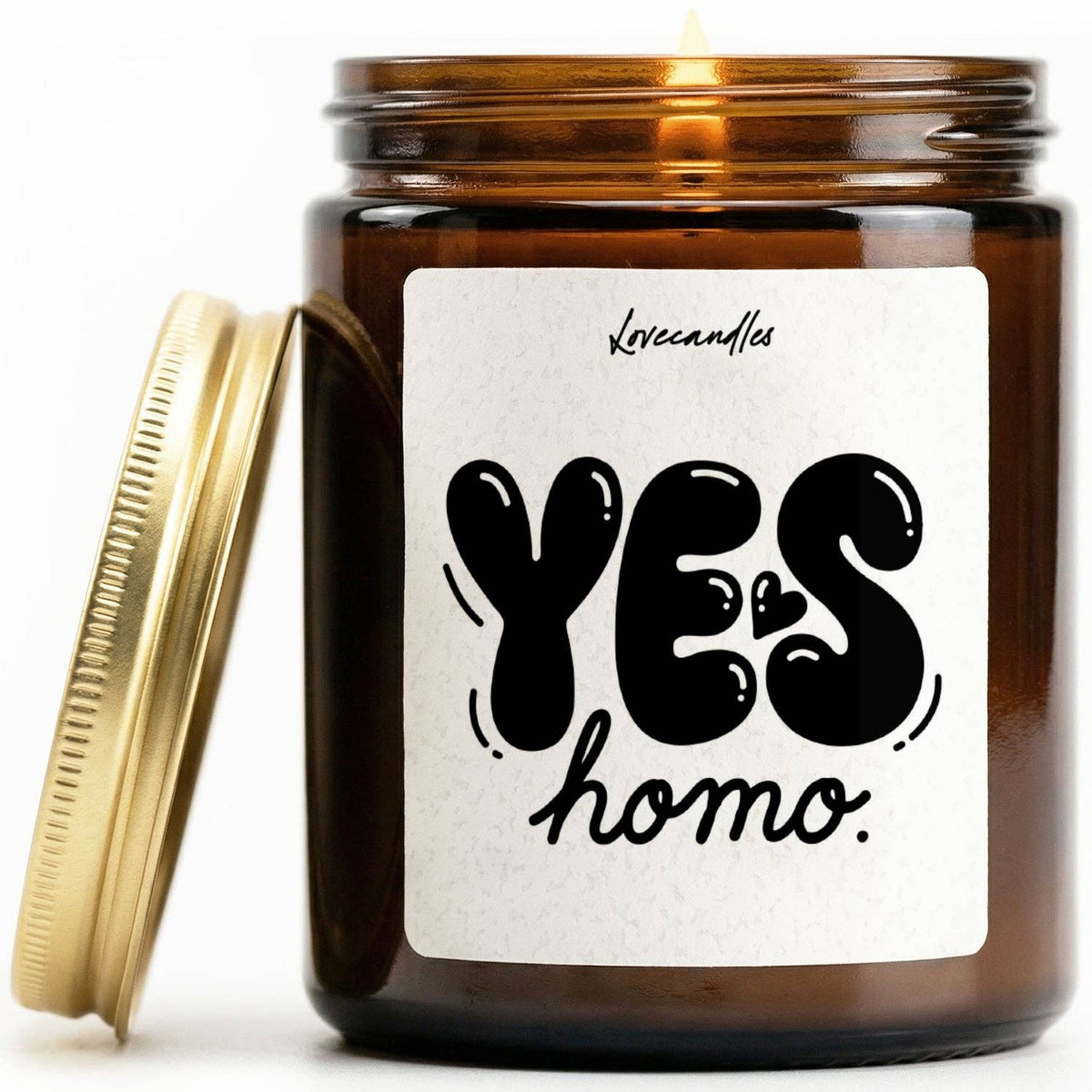 "Yes homo" Scented candle
