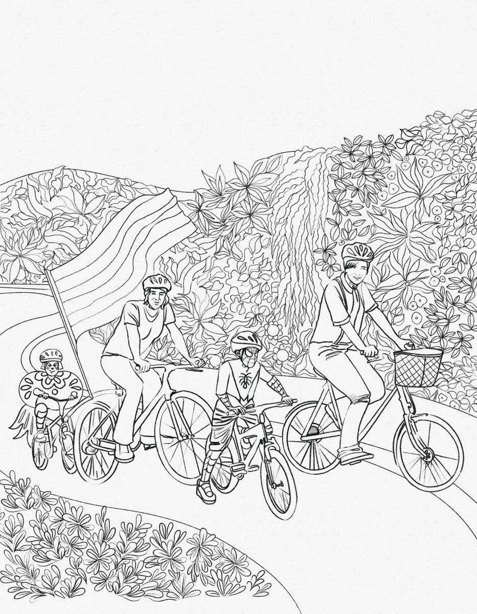 Queer Halloween Coloring Book