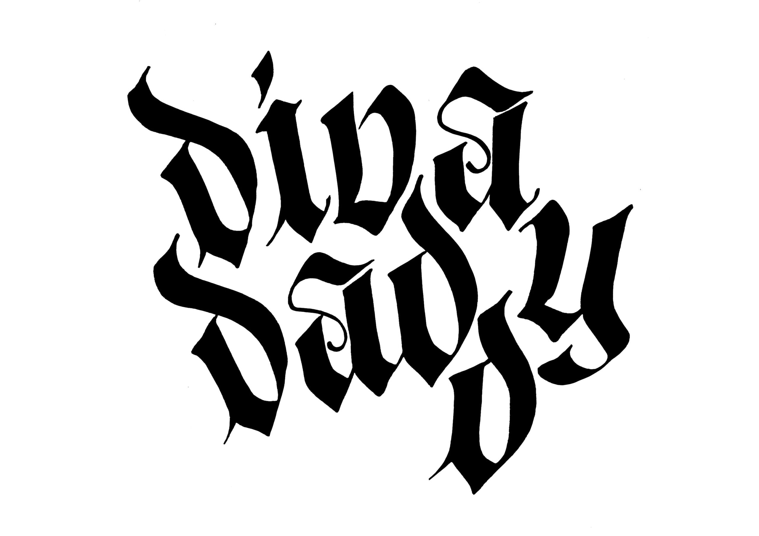 Iron-On Transfer "DIVA DADDY" Black