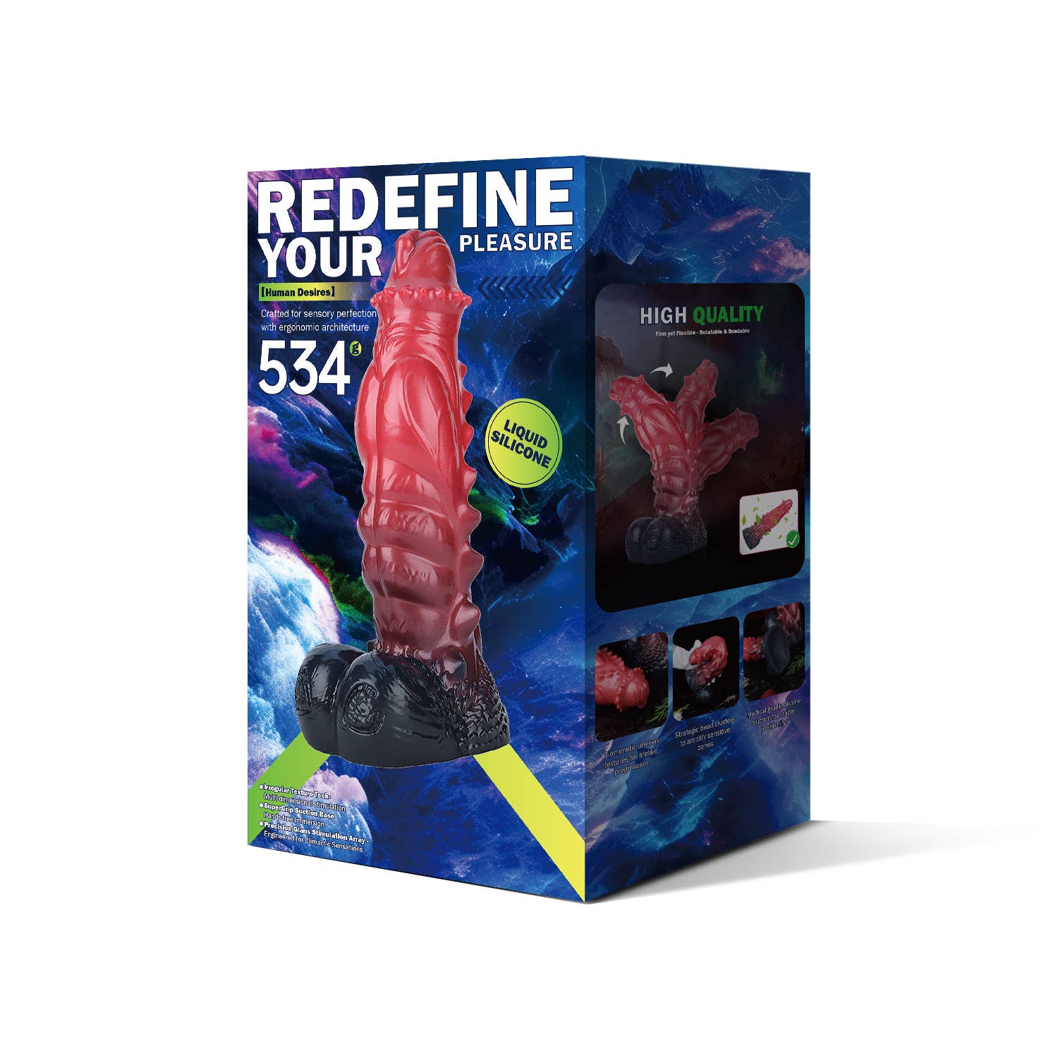 Strong Man Liquid Silicone Fantasy Dildo