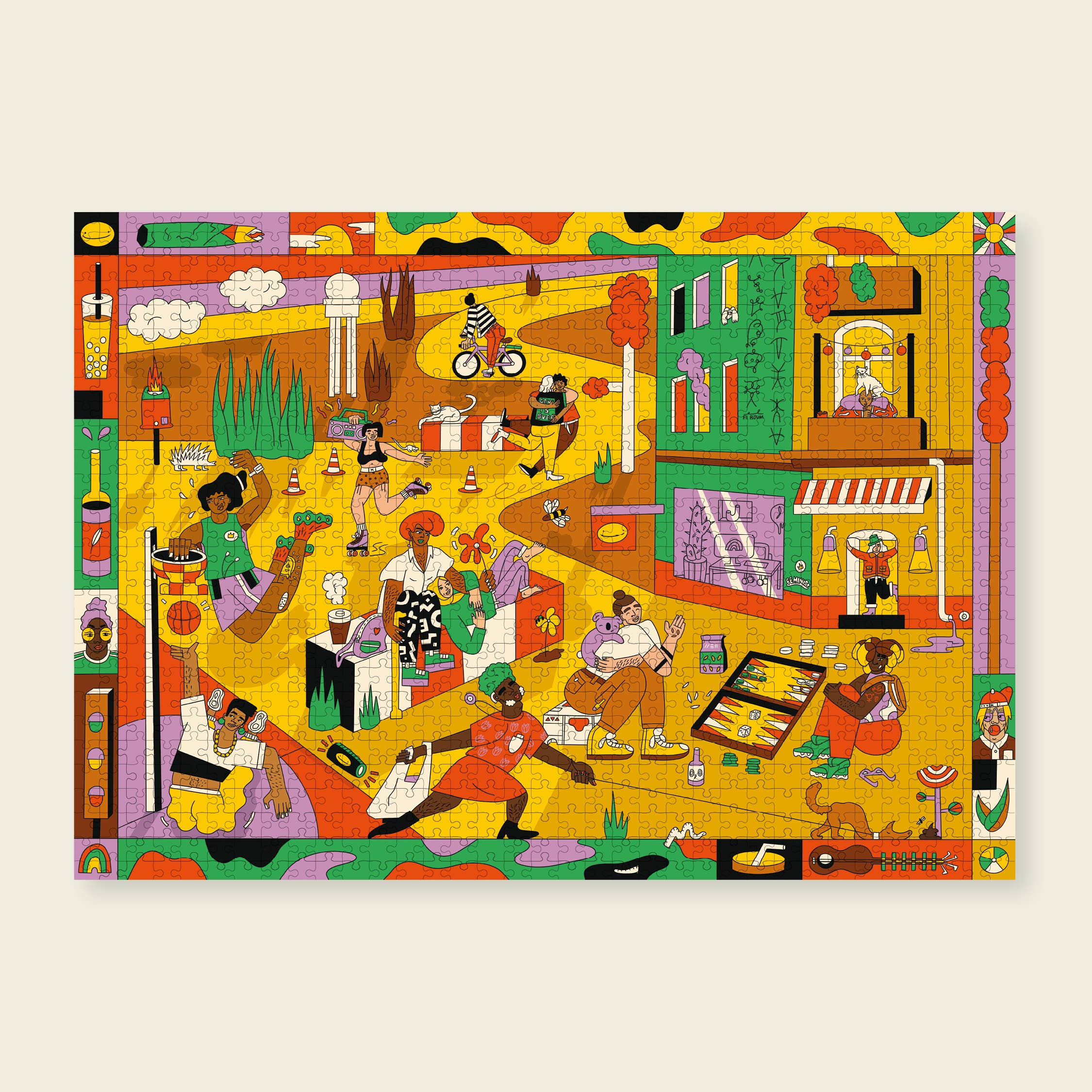 »Let's Cheer, We're Queer« Puzzle | Illustration EL BOUM