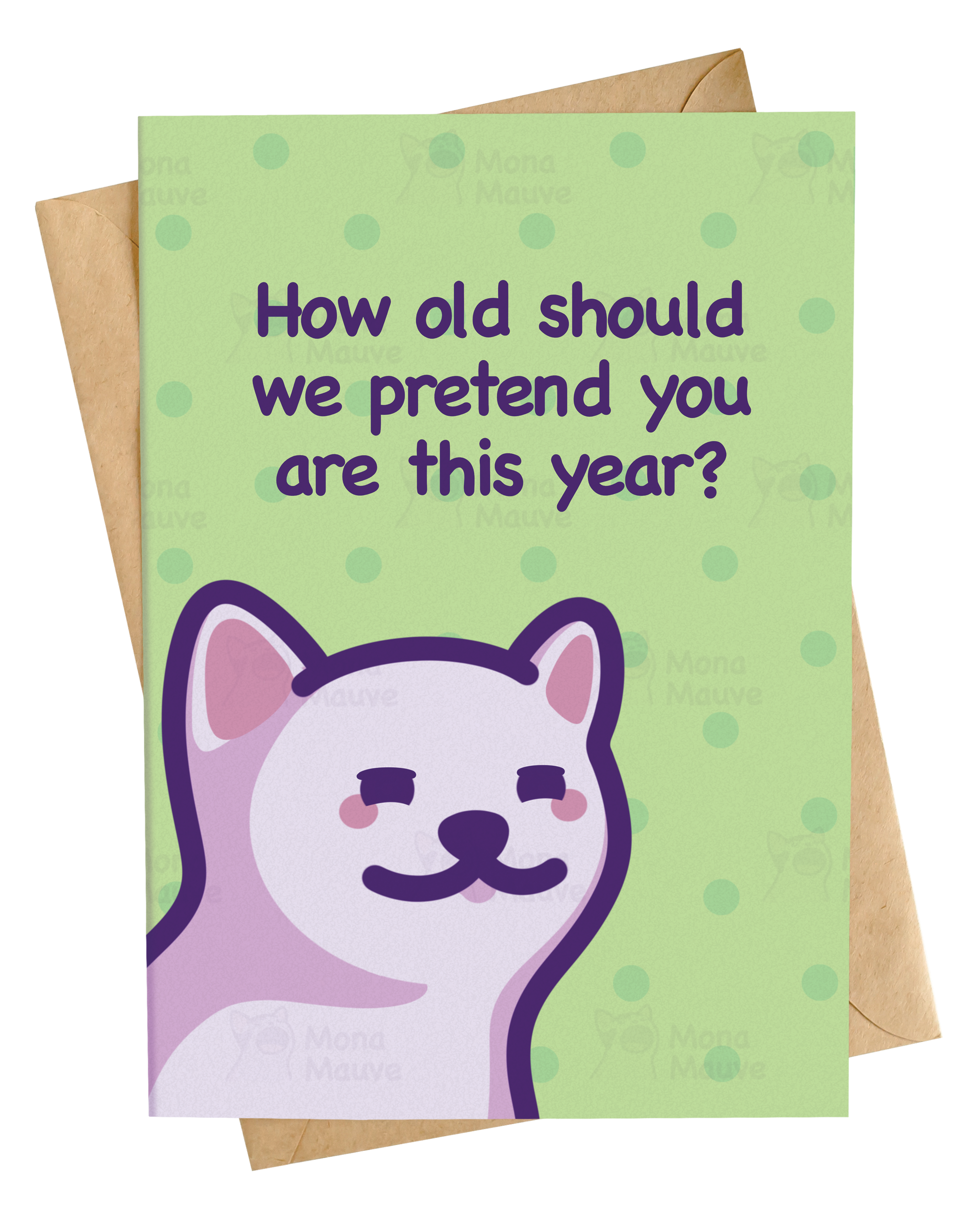 How Old Should We Pretend You Are? | Funny Birthday Card: A6