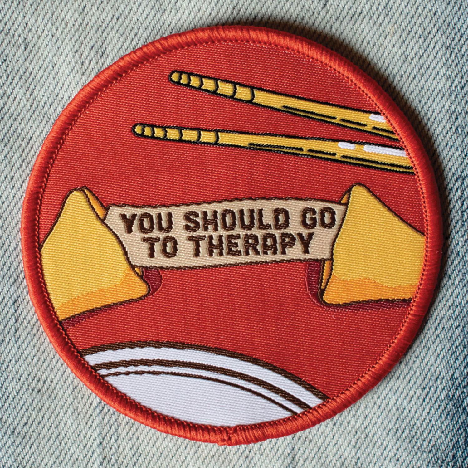 You Should Go To Therapy (Iron-On Patch)