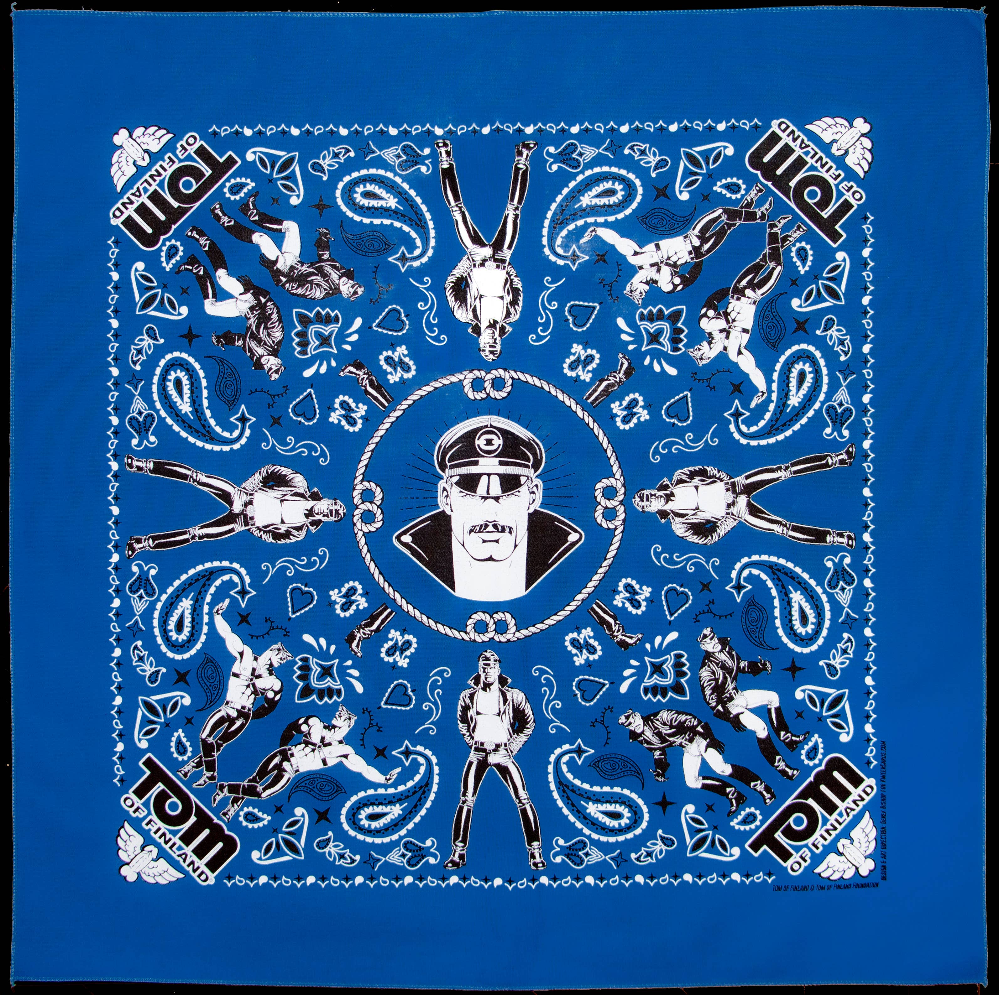 Tom of Finland Bandanas Facemask (Gay Queer LGBT): Gold