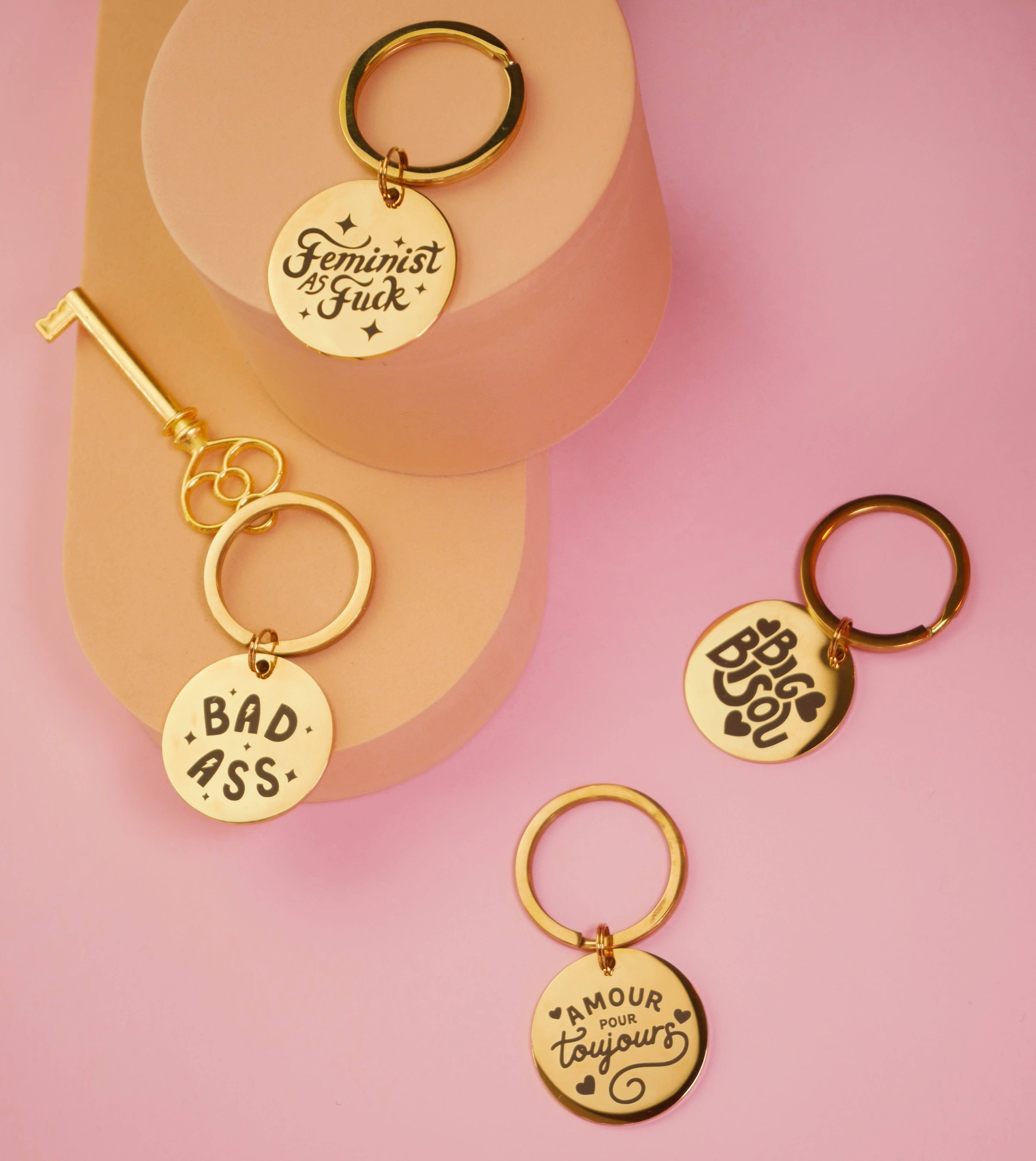 Feminist As Fuck Keychain