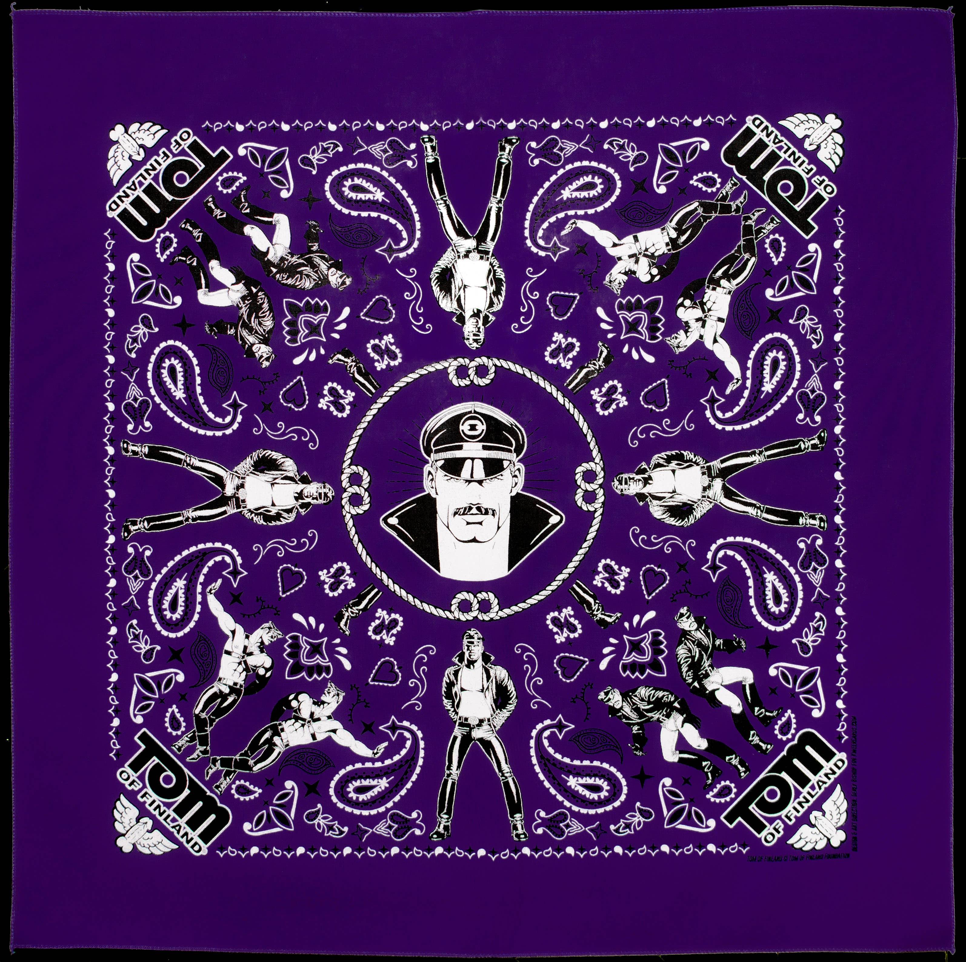 Tom of Finland Bandanas Facemask (Gay Queer LGBT): Red