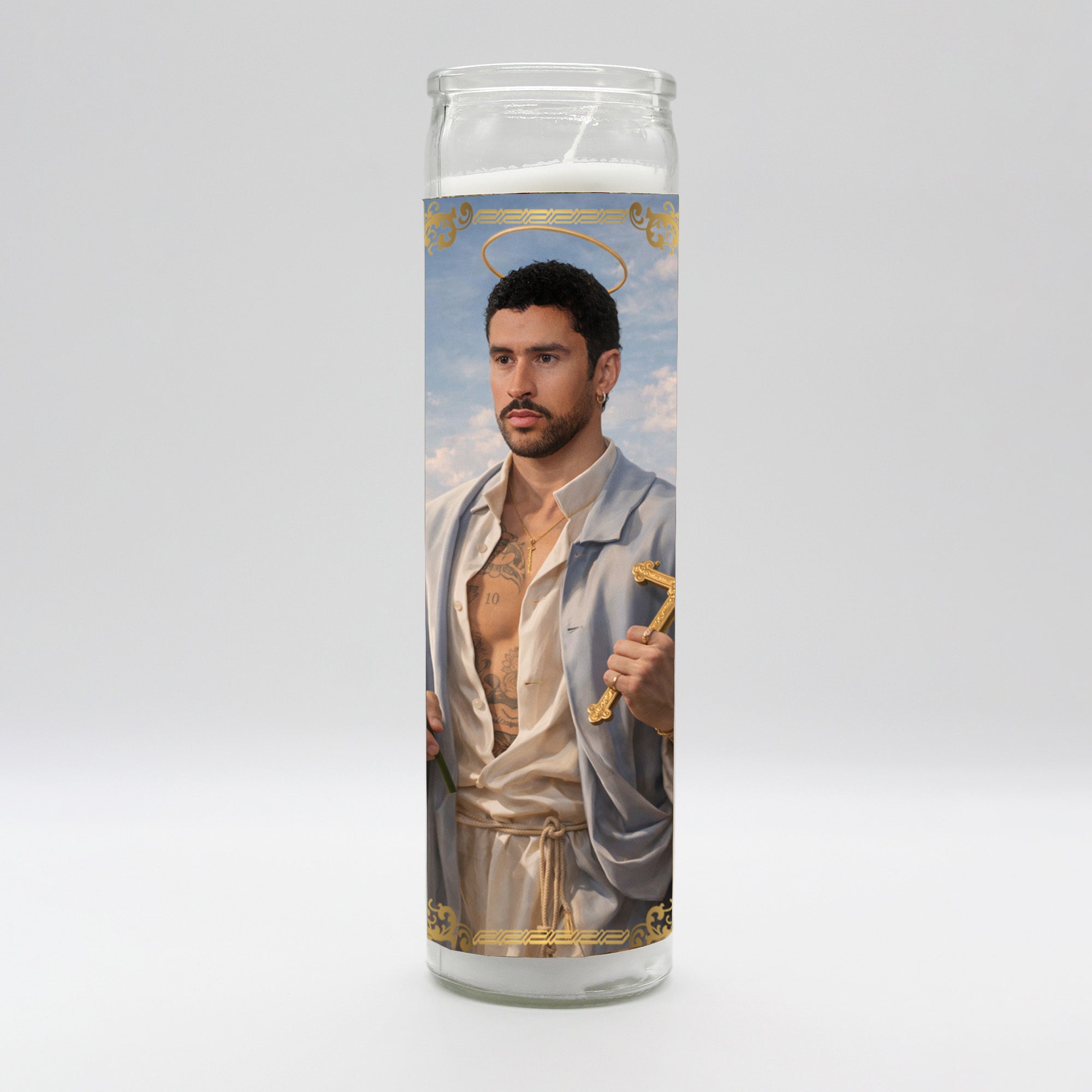 Saint Bad Bunny Candle