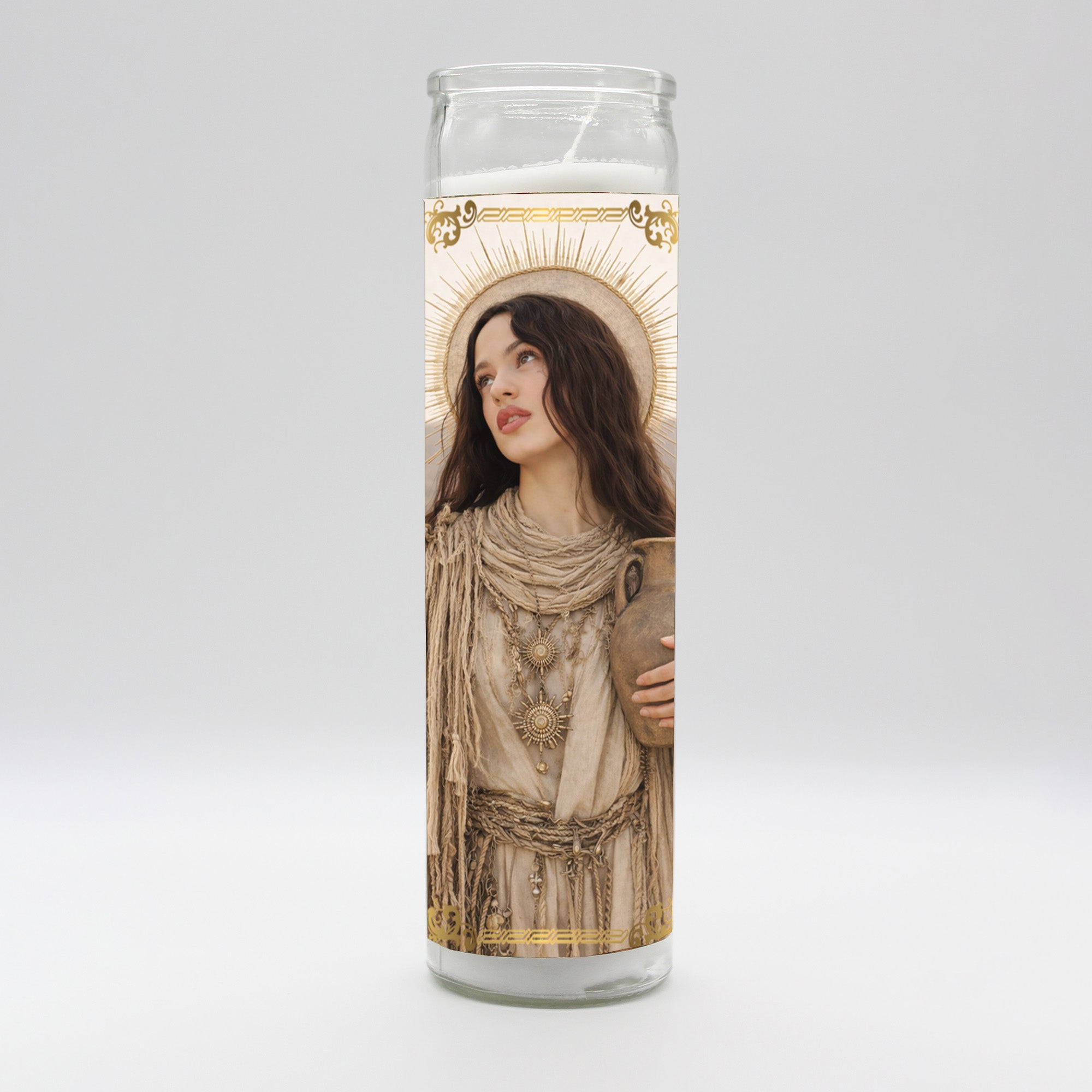 Saint Rosalia Candle