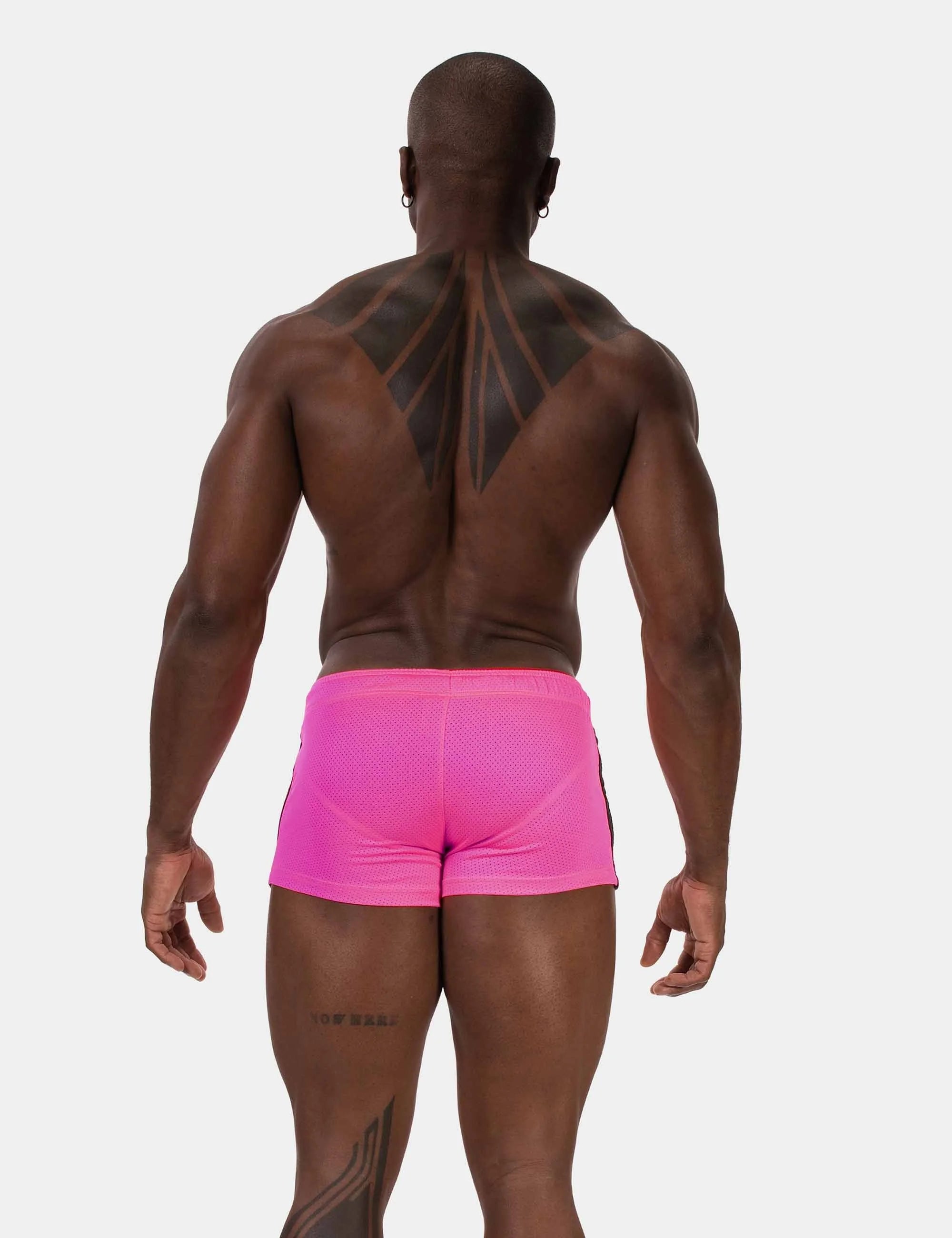 Short "Timur" Pink/White/Black