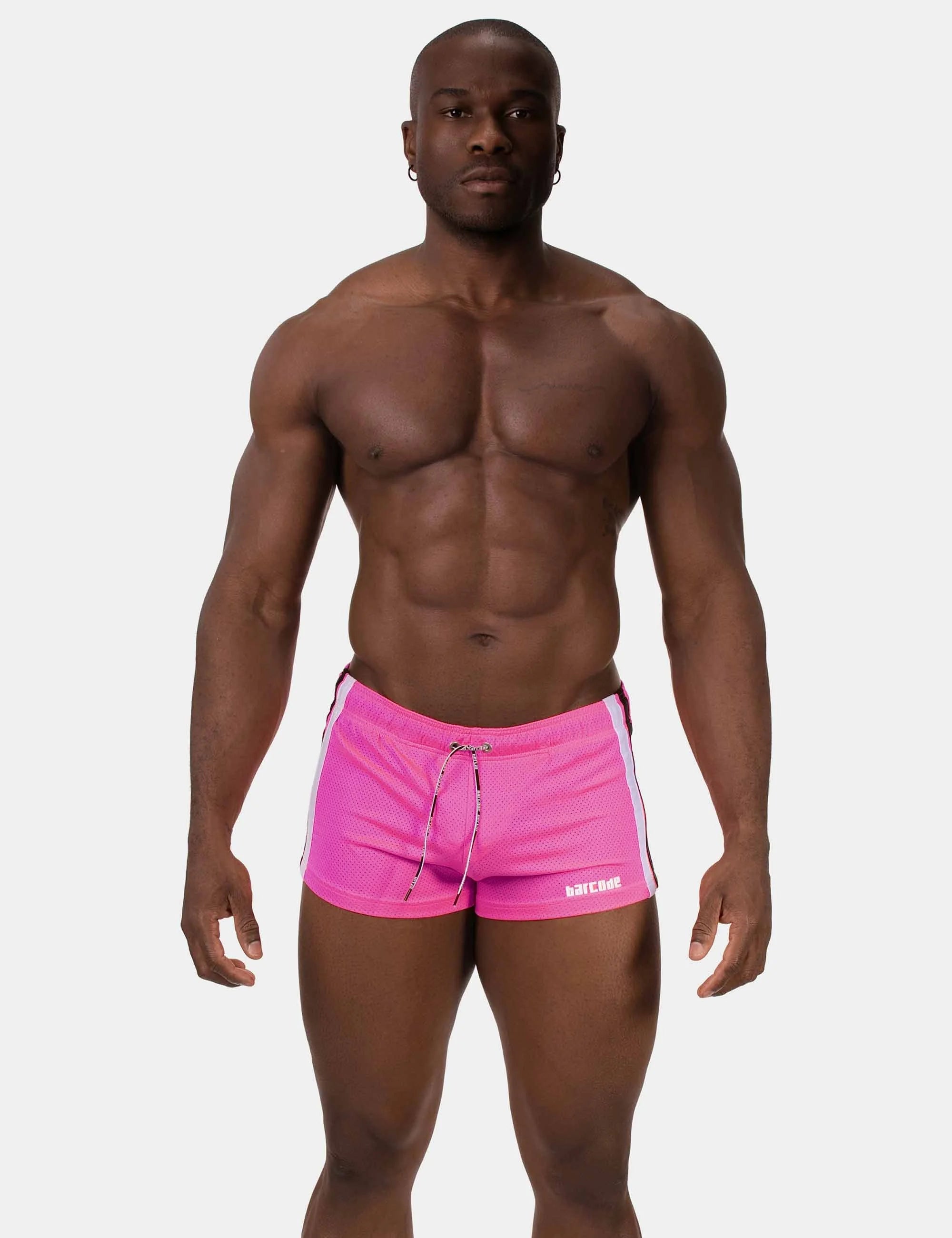 Short "Timur" Pink/White/Black