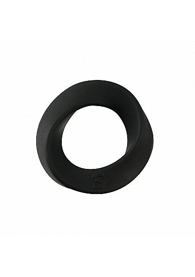 Endless Cockring Silicone Medium Black