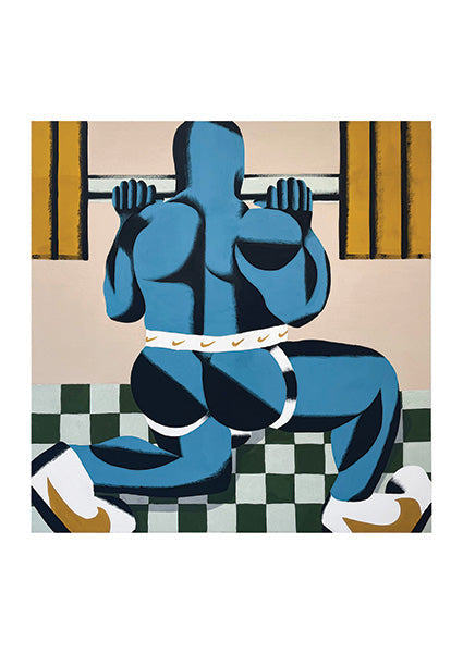 Brad Hoseley "Weights" Print 30x30cm