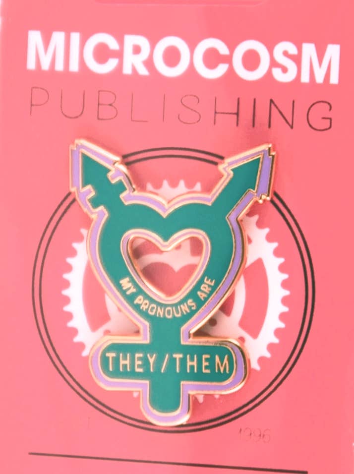 My Pronouns are They/Them Enamel Pin