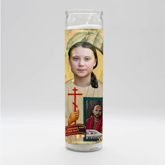 Greta Thunberg Candle