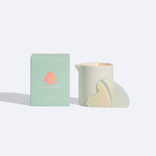 Turn Me On | 100% natural massage oil candle