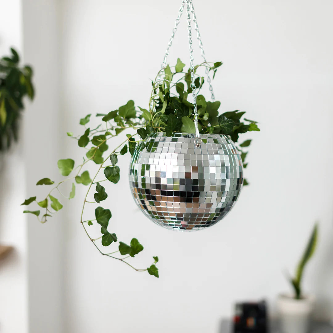 Disco Ball Hanging Planter (8 inch)
