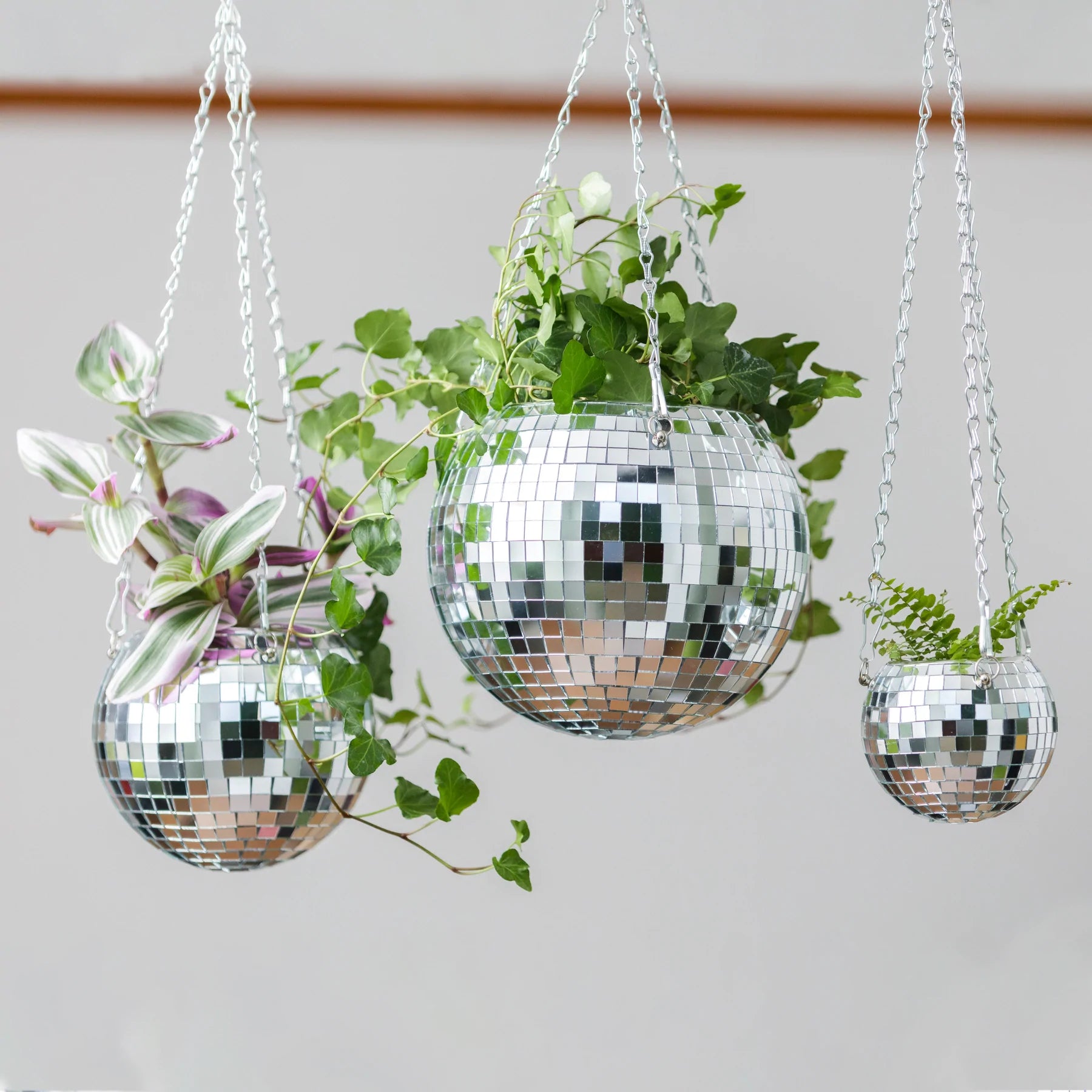 Disco Ball Hanging Planter (8 inch)