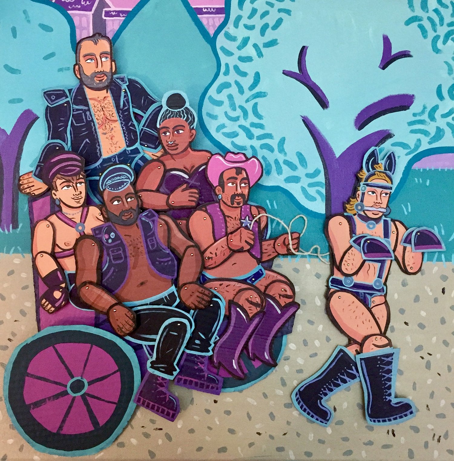 Rory Midhani "Joy Ride" 30x30 cm