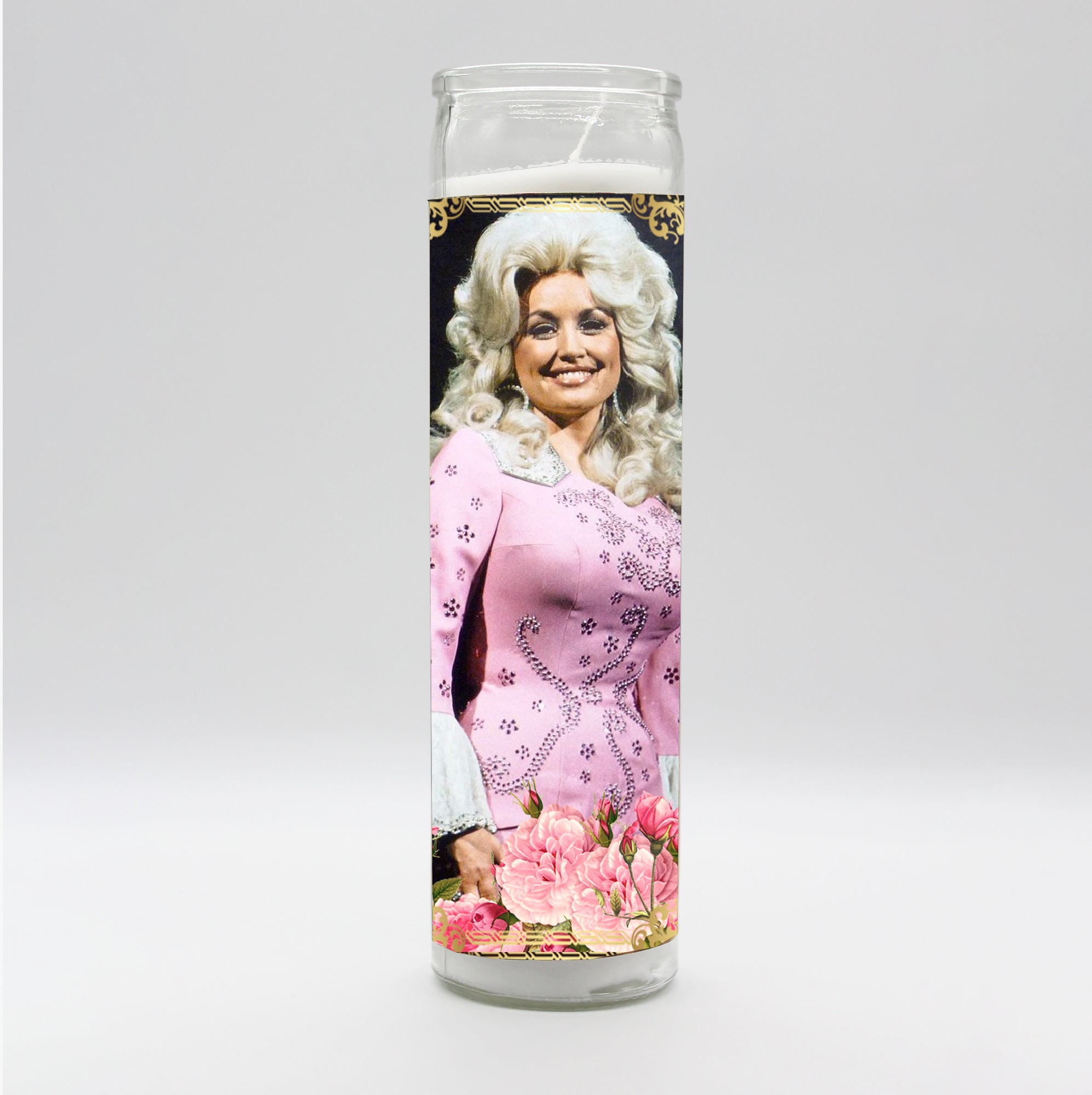 Saint Queen of Country Dolly Parton Candle
