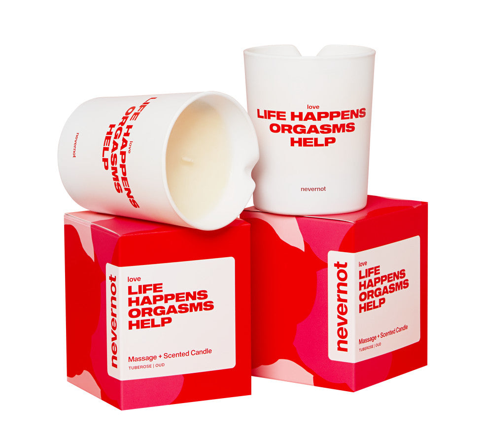 Love Massage Candle: Life Happens, Orgasms Help
