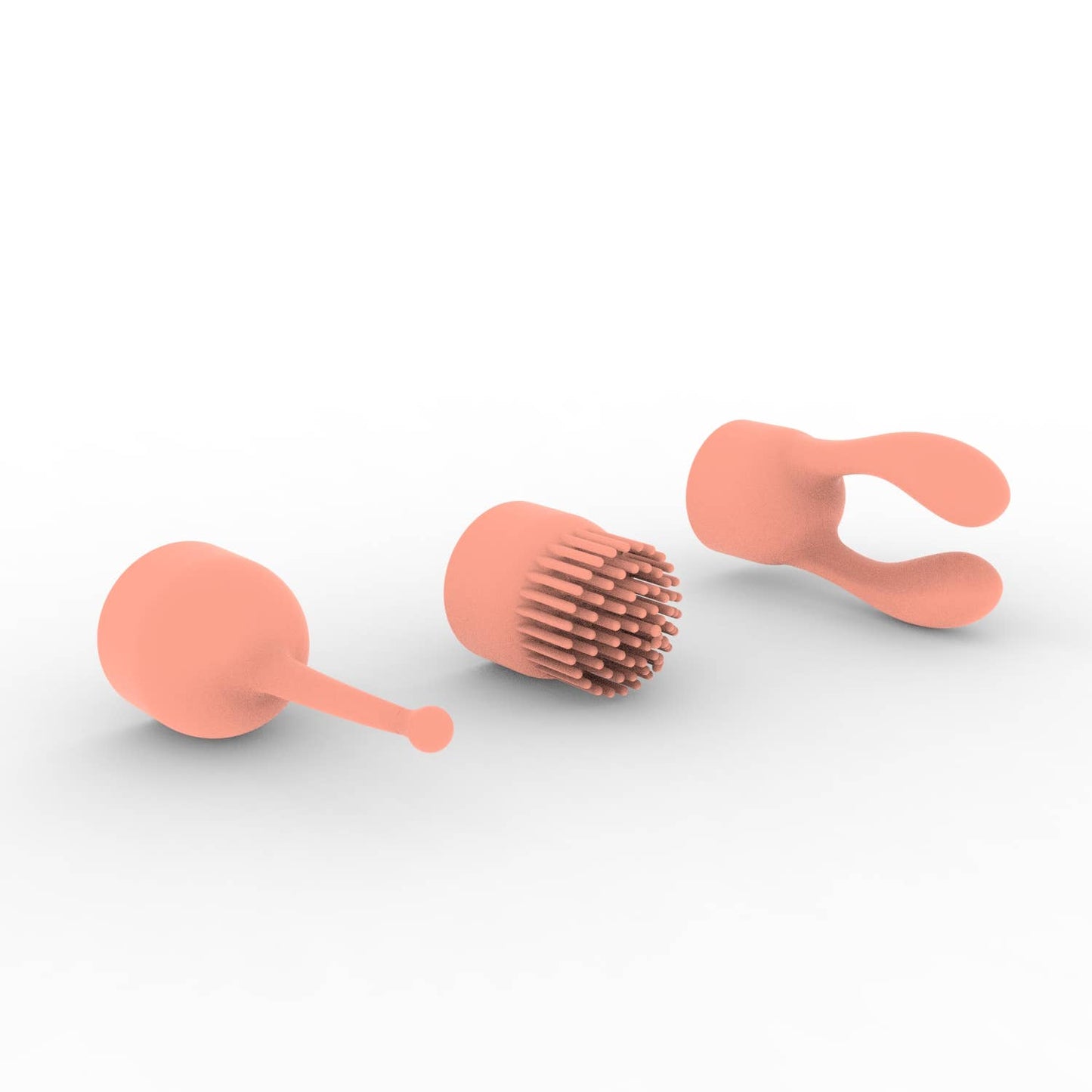 Dynamic Rainbow Silicone Bullet Vibrator - Apricot Pink