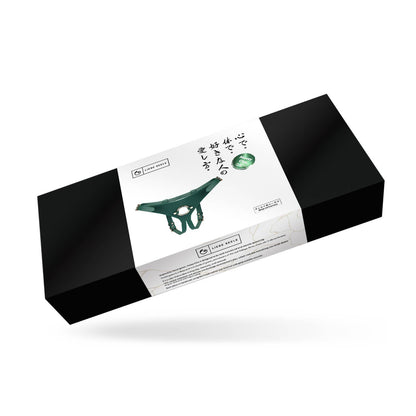 Mossy Chic Leather Strap on Harness