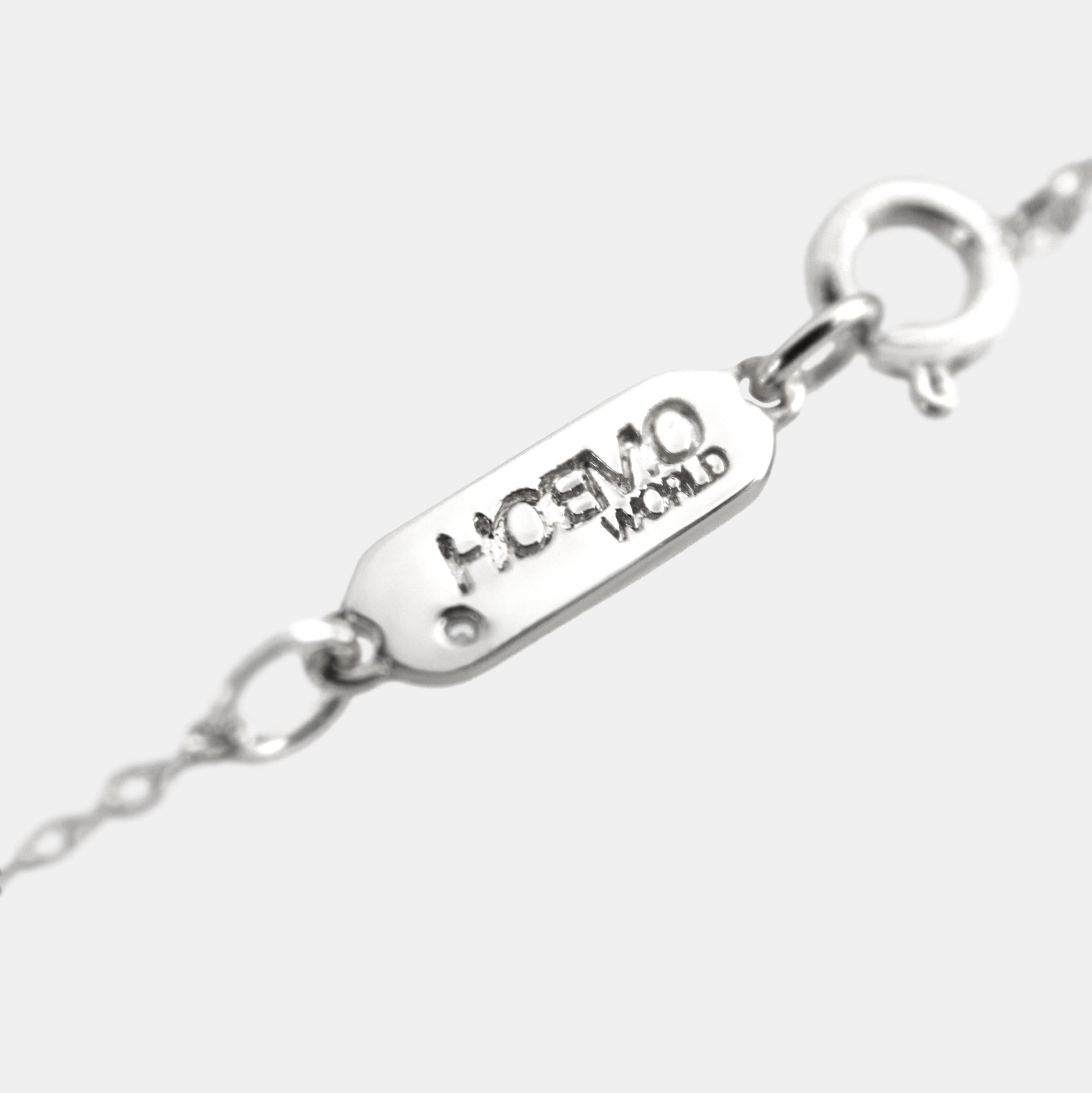 PEARL DRIP DICK SILVER PENDANT NECKLACE